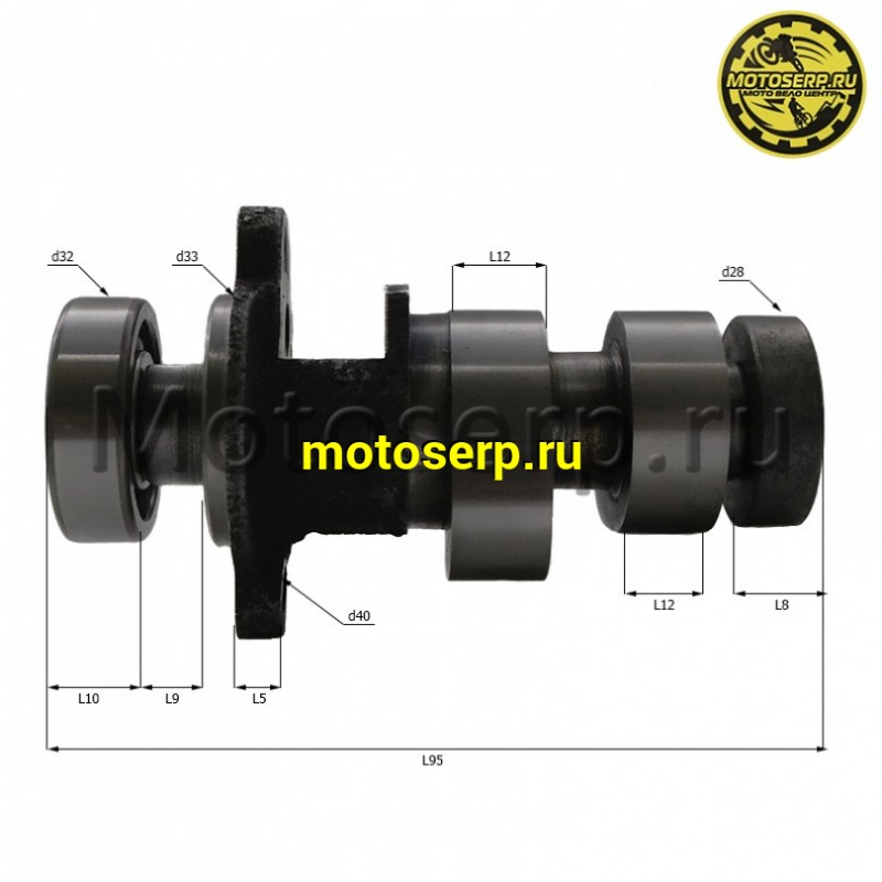 Купить  Распредвал 170MM CBS250 (T-Leopard) (шт) (Regul 100200204 купить с доставкой по Москве и России, цена, технические характеристики, комплектация фото  - motoserp.ru