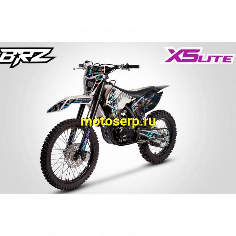 Купить  ====Мотоцикл Кросс/Эндуро BRZ X5 LITE 250 White (спортинв), 21/18, 250cc, 172FMM, 4T, возд. охлажд.,диск/диск, (зал) (шт) купить с доставкой по Москве и России, цена, технические характеристики, комплектация фото  - motoserp.ru