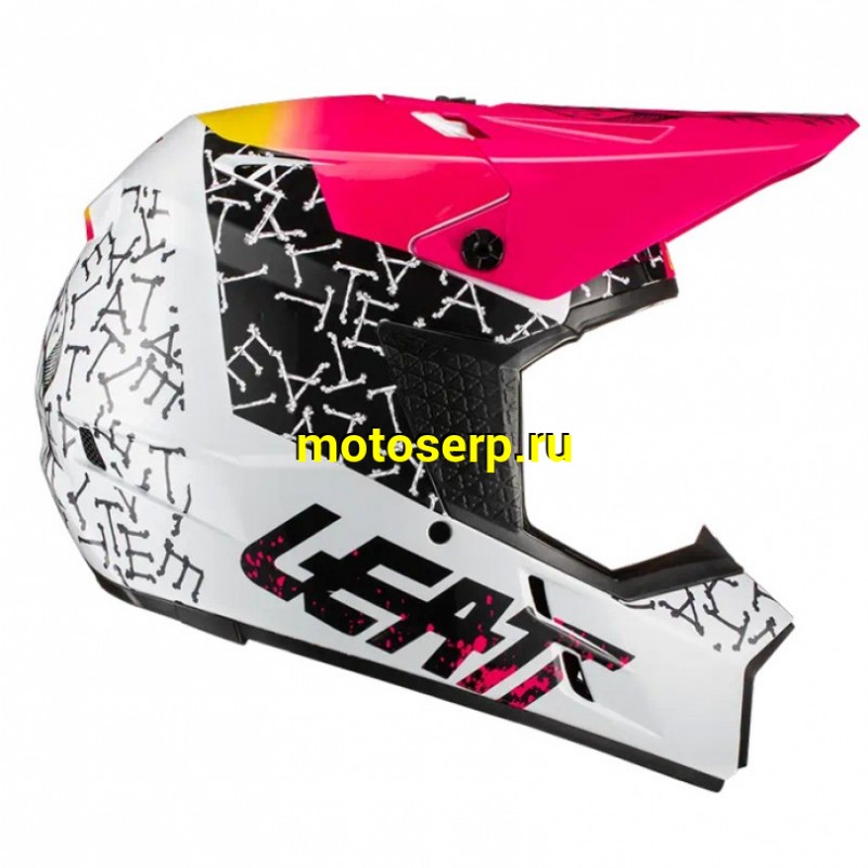 Купить  Шлем Кросс Leatt Moto 3.5 Jr Helmet Skull, YL, (1021000281) (шт) (Fox УТ-00009454 купить с доставкой по Москве и России, цена, технические характеристики, комплектация фото  - motoserp.ru