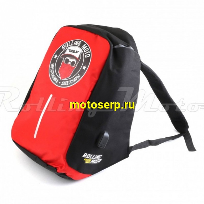 Купить  Сумка - рюкзак Rolling Moto (черный/красный) (шт) (SM 803-8167 купить с доставкой по Москве и России, цена, технические характеристики, комплектация фото  - motoserp.ru