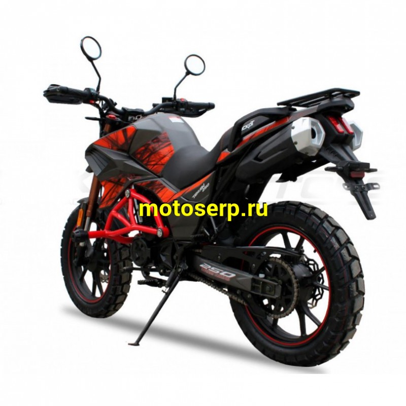 Купить  ====Мотоцикл внедоро Dakar S2 250 ПТС,17"/17", 4Т, 250сс,двиг.166FMM LONCIN RE250 6КПП с балан; литые колеса; дорожн. резин: диск/диск С КОФРОМ! (шт) купить с доставкой по Москве и России, цена, технические характеристики, комплектация фото  - motoserp.ru