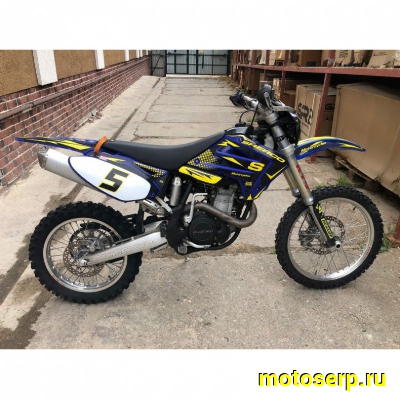 Купить  ====Мотоцикл Sherco 450i 2005г.в.(хард эндуро) Инжектор (2000км пробег) купить с доставкой по Москве и России, цена, технические характеристики, комплектация фото  - motoserp.ru