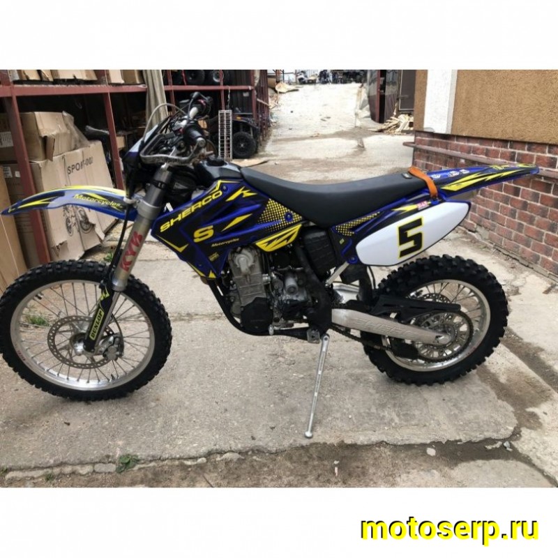 Купить  ====Мотоцикл Sherco 450i 2005г.в.(хард эндуро) Инжектор (2000км пробег) купить с доставкой по Москве и России, цена, технические характеристики, комплектация фото  - motoserp.ru