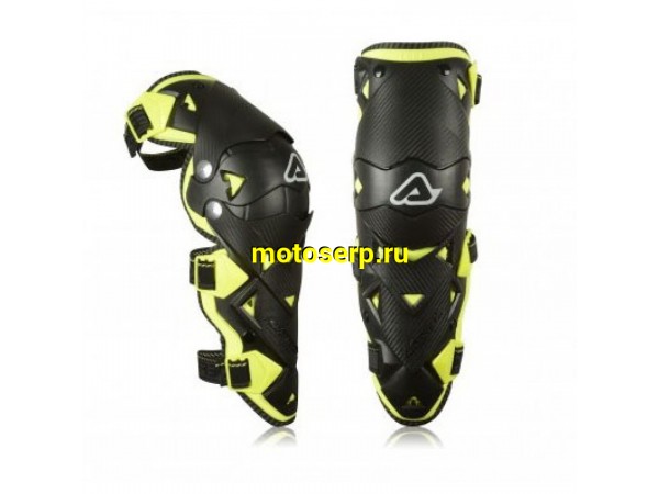 Купить  Наколенники ACERBIS X-STRONG KNEE Black/Yellow (пар) (Progasi 0016810.318 купить с доставкой по Москве и России, цена, технические характеристики, комплектация фото  - motoserp.ru