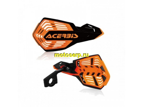 Купить  Защита рук/рычагов (уши) ACERBIS X-FUTURE Black/Orange (пар)  (Progasi 0024296.313 купить с доставкой по Москве и России, цена, технические характеристики, комплектация фото  - motoserp.ru