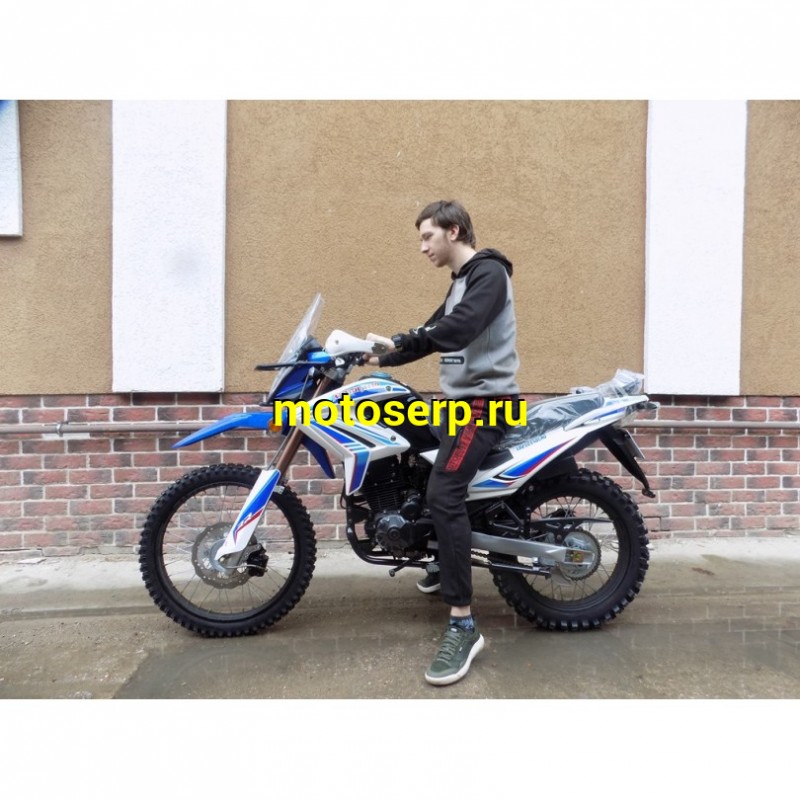 Купить  Мотоцикл внедорожный Motoland XR 250 ENDURO 172FMM (ЭПТС), 21/18, с ветровым щитком, БЕЛЫЙ (зал) (шт) (ML 14836 купить с доставкой по Москве и России, цена, технические характеристики, комплектация фото  - motoserp.ru