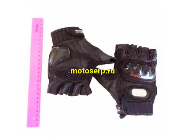 Купить  ====Перчатки без пальцев PRO-Biker mcs-04Н кожа (черные) (XL) (пар) (0 купить с доставкой по Москве и России, цена, технические характеристики, комплектация фото  - motoserp.ru