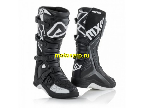 Купить  Мотоботы кросс. ACERBIS X-TEAM Black/White (защ. голени), р-р 43" (NQ) (пара) (Progasi 0022999.315.044 купить с доставкой по Москве и России, цена, технические характеристики, комплектация фото  - motoserp.ru