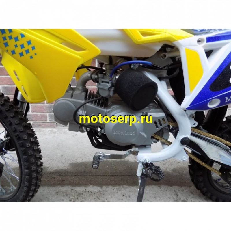 Купить  ====Питбайк Motoland MZ125 (спортинв), 125сс,карбюр., диск/диск,кол.17/14" (Бер) (шт). (ML 15562 купить с доставкой по Москве и России, цена, технические характеристики, комплектация фото  - motoserp.ru