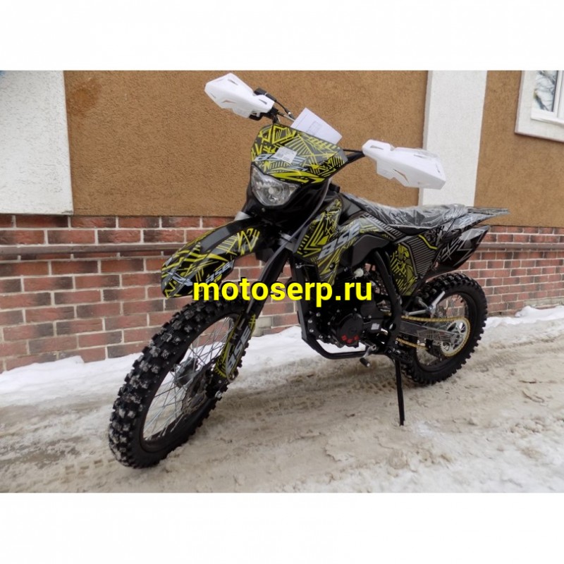 Купить  ====Мотоцикл Кросс/Эндуро BSE Z1 150e 19/16 Zebra Yellow 2.0 (ЧЕРНЫЙ ПЛАСТИК, защита рук, USB зарядка) (шт)   купить с доставкой по Москве и России, цена, технические характеристики, комплектация фото  - motoserp.ru