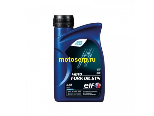 Купить  ====Масло ELF MOTO FORK OIL 5W (вилочное гидравлическое масло) 12B05L 500ml (шт) (0 купить с доставкой по Москве и России, цена, технические характеристики, комплектация фото  - motoserp.ru