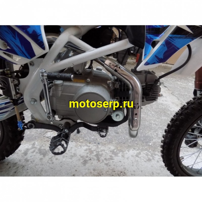 Купить  Питбайк Motoland APEX 125 Е (спортинв), 125сс, 17/14", Синий (Бер) (шт). (ML 15294 купить с доставкой по Москве и России, цена, технические характеристики, комплектация фото  - motoserp.ru