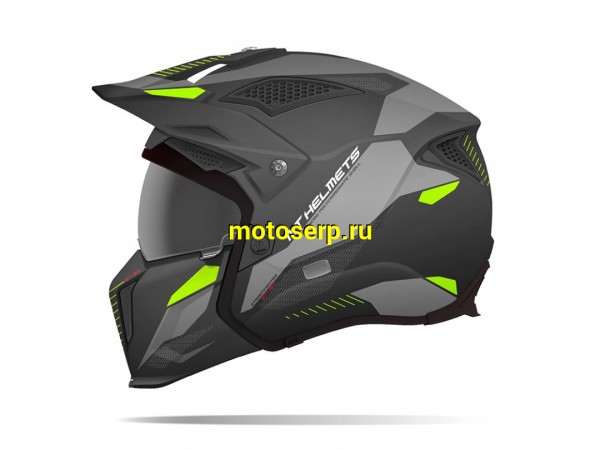 Купить  Шлем открытый байк MT TR902XSV STREETFIGHTER SV ST-19X B2 MATT GREY (XS) (шт) (0 купить с доставкой по Москве и России, цена, технические характеристики, комплектация фото  - motoserp.ru