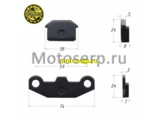 Купить  Колодки тормозные диск передние KAYO PREDATOR, MINI BULL (шт) (SM 151-2591 купить с доставкой по Москве и России, цена, технические характеристики, комплектация фото  - motoserp.ru