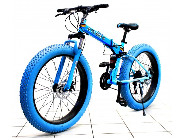 Купить  ====FAT WAR WOLF BIKE MD (Вар Вульф) 24"; 21ск; рама-сталь; тормоз-Disk; вилка-амортизационная, складной (шт) (Кит купить с доставкой по Москве и России, цена, технические характеристики, комплектация фото  - motoserp.ru