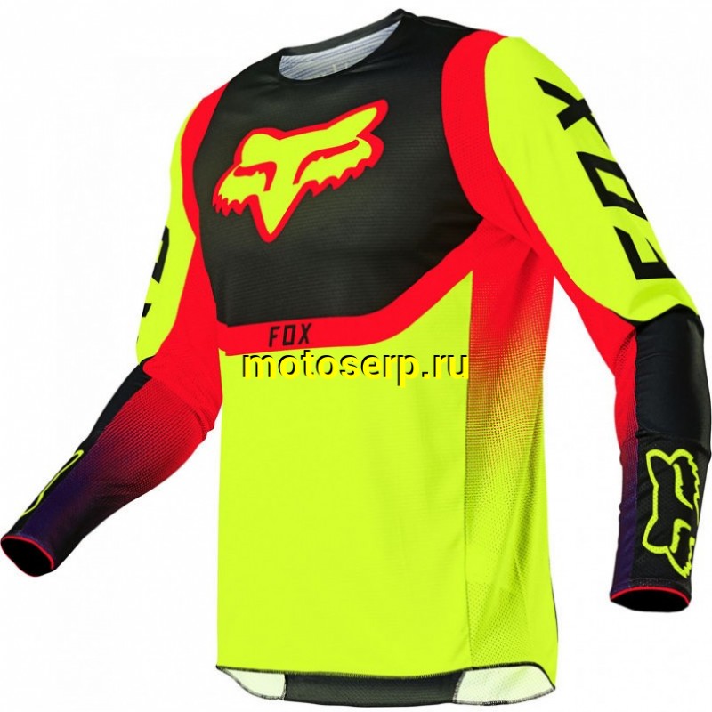 Купить  Джерси (футболка для мотокросса) Fox 180 Venin Youth Jersey Flow Red YL (25860-110-YL) подростковая (шт) (Fox УТ-00011375 купить с доставкой по Москве и России, цена, технические характеристики, комплектация фото  - motoserp.ru