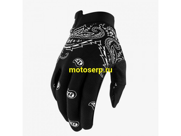Купить  ====Перчатки 100% ITrack Glove Bandana S (10015-413-10)  (пар)  (0 купить с доставкой по Москве и России, цена, технические характеристики, комплектация фото  - motoserp.ru