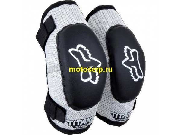 Купить  ====Наколенники Fox Titan Elbow Youth Guard Black/Silver OS (08039-464-OS) (2020) (пар) (0 купить с доставкой по Москве и России, цена, технические характеристики, комплектация фото  - motoserp.ru