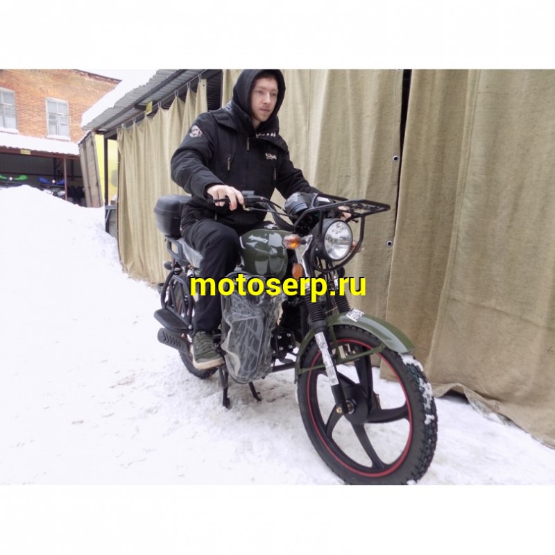 Купить  Мопед Regulmoto Alpha (RM-2) без кофра Синий 4Т; 50cc;  колеса 17/17"литые; 4пер, бар/бар (шт) 01100 (ФОТО купить с доставкой по Москве и России, цена, технические характеристики, комплектация фото  - motoserp.ru