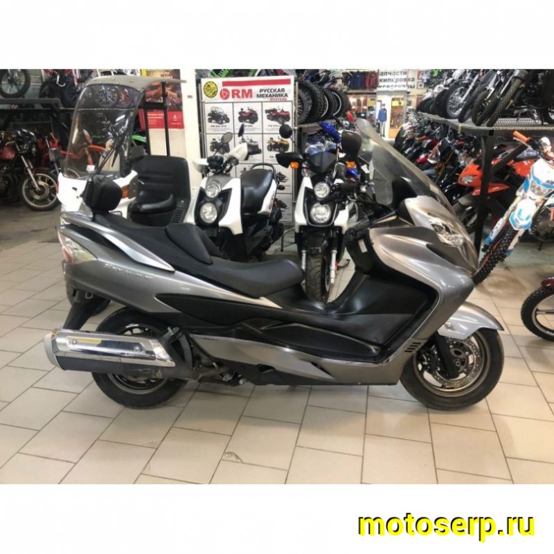 Купить  ====Максискутер SUZUKI SkyWave 400 ABS 2014г.в. 38966км Из Японии,без пробега по РФ купить с доставкой по Москве и России, цена, технические характеристики, комплектация фото  - motoserp.ru