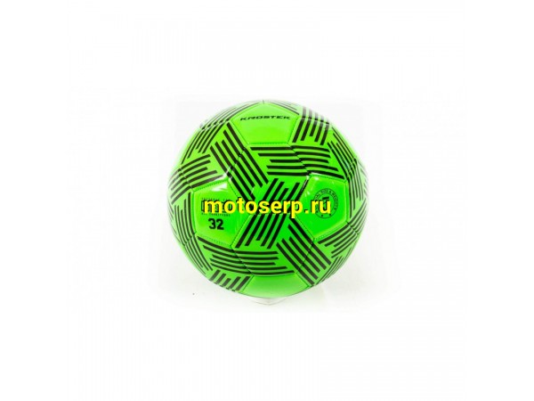 Купить  Мяч футбольный KROSTEK #2 (size 5) ПВХ зеленый (шт) (ML 6106 купить с доставкой по Москве и России, цена, технические характеристики, комплектация фото  - motoserp.ru