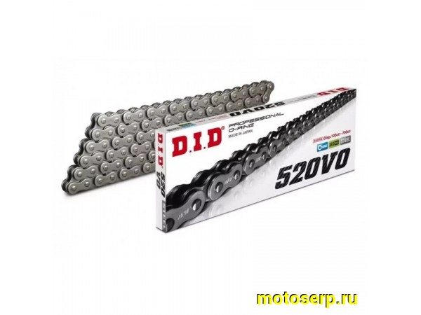 Купить  Цепь приводная (520х120) DID 520VO O-Ring замок-защелка 120 520VO120FJ (шт) (TS купить с доставкой по Москве и России, цена, технические характеристики, комплектация фото  - motoserp.ru