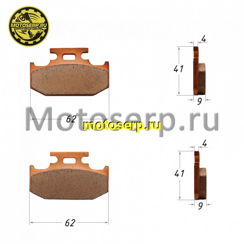 Купить  Колодки тормозные диск GOLD FREN Sintered S3 001 (FA 152) (комп) (SM 151-8368 купить с доставкой по Москве и России, цена, технические характеристики, комплектация фото  - motoserp.ru