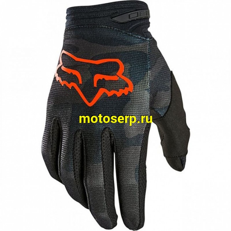 Купить  Перчатки Fox 180 Trev Glove Black Camo, L  (26451-247-L) (пар)  (Fox  купить с доставкой по Москве и России, цена, технические характеристики, комплектация фото  - motoserp.ru