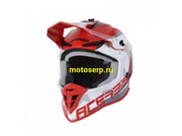 Купить  Шлем Кросс ACERBIS LINEAR  RED/WHITE  (S)  (шт)  (Progasi 0024473.343.062 купить с доставкой по Москве и России, цена, технические характеристики, комплектация фото  - motoserp.ru