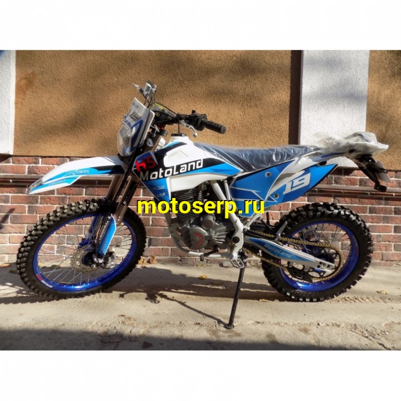 Купить  Мотоцикл Кросс/Эндуро Motoland XT250HS (ЭПТС) (репл Husqvarna-125), 21/18, 172FMM, 250сс, 4Т, 5 пер.,возд.охл, СИНИЙ (Бер) (шт) (ML 15362 купить с доставкой по Москве и России, цена, технические характеристики, комплектация фото  - motoserp.ru