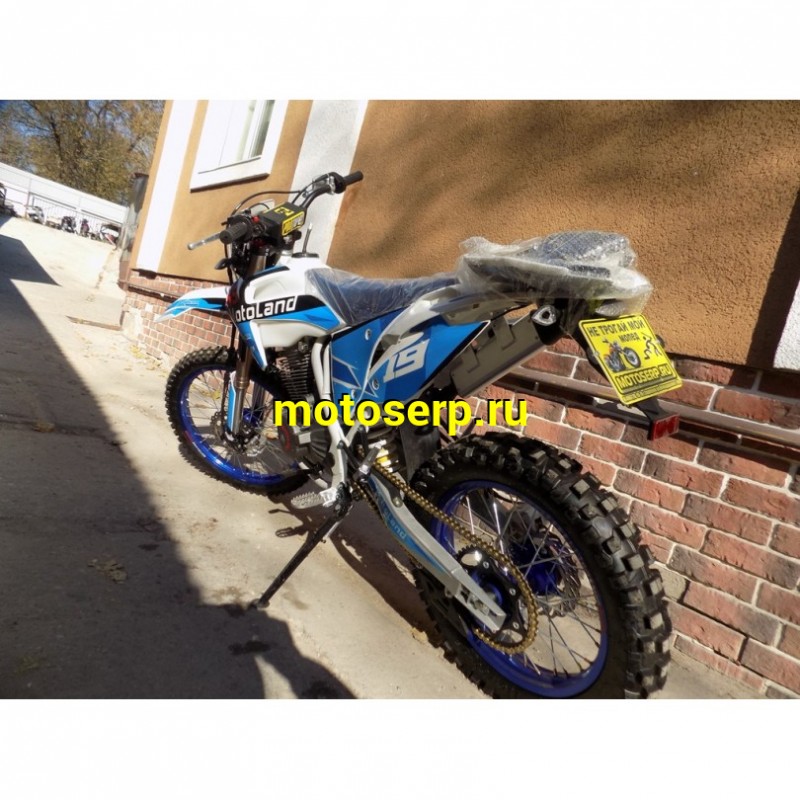 Купить  Мотоцикл Кросс/Эндуро Motoland XT250HS (ЭПТС) (репл Husqvarna-125), 21/18, 172FMM, 250сс, 4Т, 5 пер.,возд.охл, СИНИЙ (Бер) (шт) (ML 15362 купить с доставкой по Москве и России, цена, технические характеристики, комплектация фото  - motoserp.ru