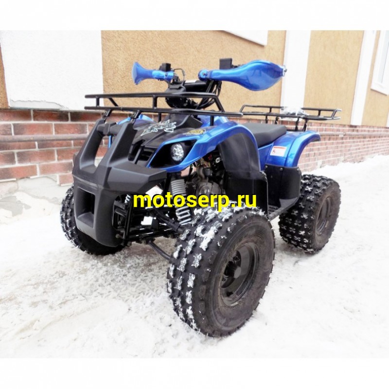 Купить  ====125cc Квадроцикл Motoland "FOX-125"  Б/У 125сс, СИНИЙ, утилит, 2х4, колеса 8", автомат, (шт) (ML 15307 купить с доставкой по Москве и России, цена, технические характеристики, комплектация фото  - motoserp.ru