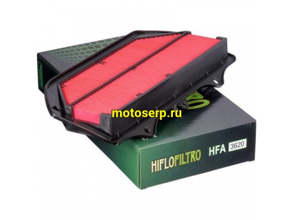 Купить  Фильтр воздушный HI FLO HFA3620 JP (шт) купить с доставкой по Москве и России, цена, технические характеристики, комплектация фото  - motoserp.ru