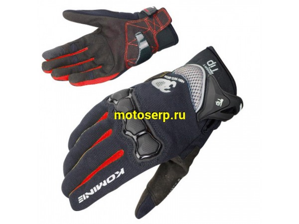 Купить  Перчатки KOMINE GK-162 3D Protected Mesh Gloves текстильные мотоперчатки черный/красный, р. XL (пар) (МотоЯ     купить с доставкой по Москве и России, цена, технические характеристики, комплектация фото  - motoserp.ru