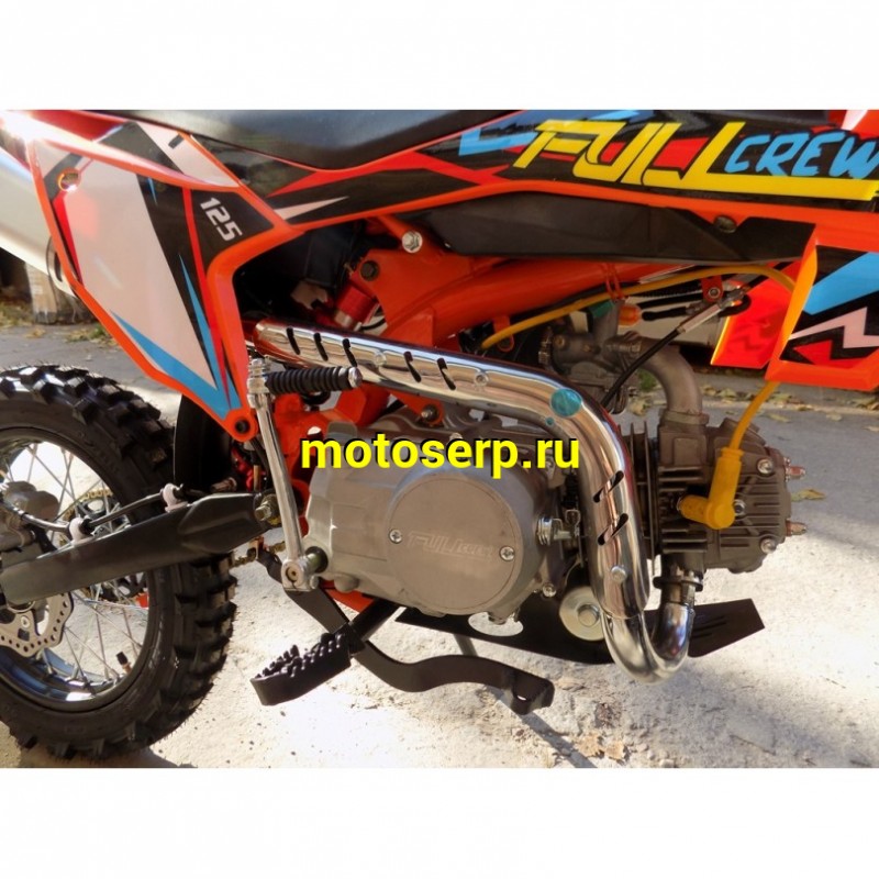 Купить  ====Питбайк Full Crew 125е (спортинв), 17/14, 4T, 125сс, фара, электро/кикстар., вилка перев., диск/диск (шт) (Hasky купить с доставкой по Москве и России, цена, технические характеристики, комплектация фото  - motoserp.ru