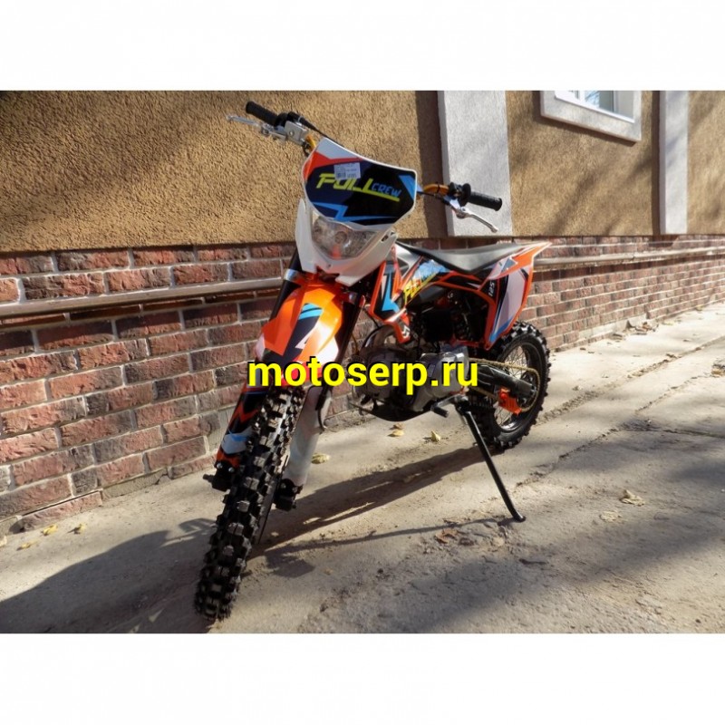 Купить  ====Питбайк Full Crew 125е (спортинв), 17/14, 4T, 125сс, фара, электро/кикстар., вилка перев., диск/диск (шт) (Hasky купить с доставкой по Москве и России, цена, технические характеристики, комплектация фото  - motoserp.ru