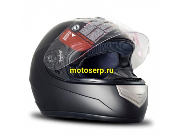 Купить  Шлем закрытый INNOCENTI Black Glossy FF368 черный р-р XL (шт) (0 купить с доставкой по Москве и России, цена, технические характеристики, комплектация фото  - motoserp.ru