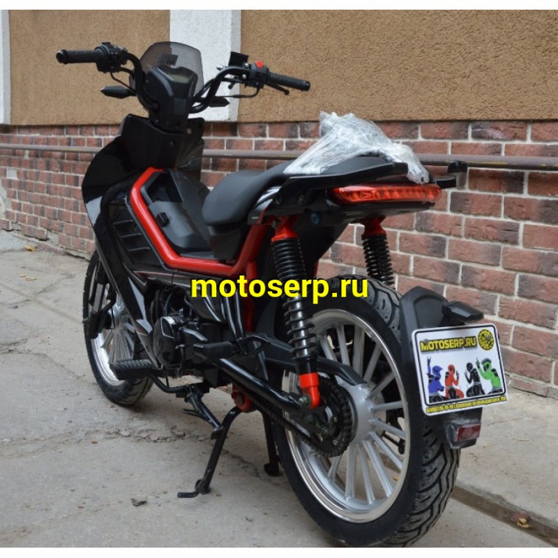 Купить  ====Мопед Millennium Delta Sport-L (Милленниум Дельта Спорт)  4Т; кол 16". широкие литые; механика, эл. старт; .(зал) (шт) 0110 (ТехМаркет купить с доставкой по Москве и России, цена, технические характеристики, комплектация фото  - motoserp.ru