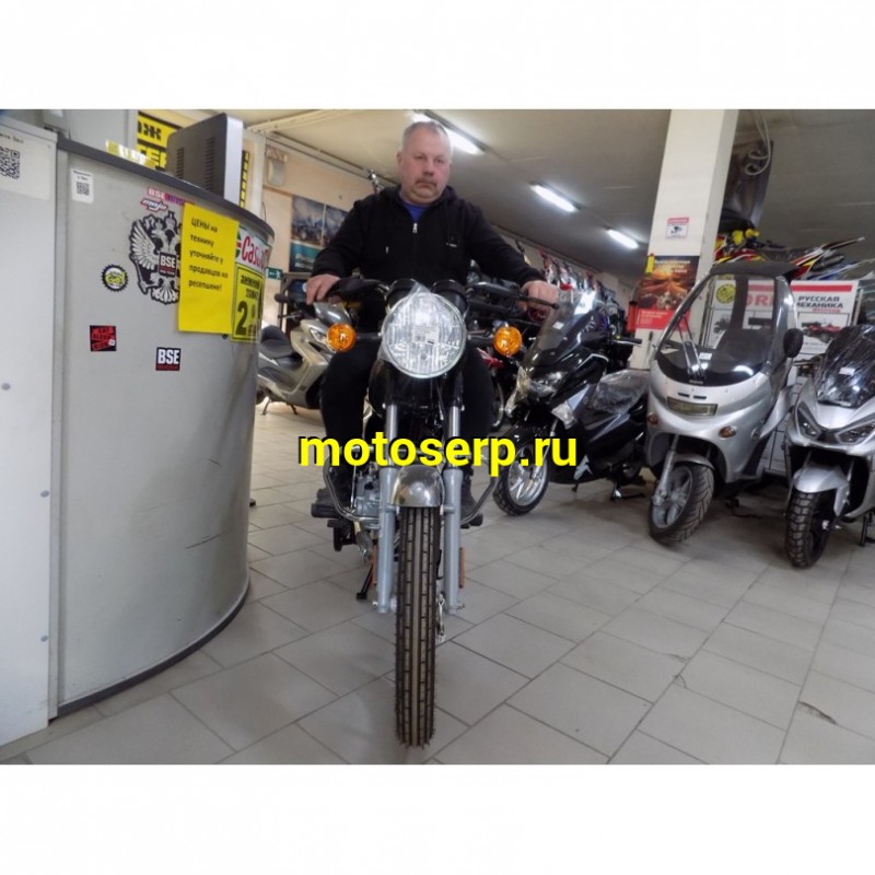 Купить  ====Мотоцикл Bajaj Boxer 100ES 100сс, 4Т, 4 ступ мех. КПП, бараб. тормоз (шт) купить с доставкой по Москве и России, цена, технические характеристики, комплектация фото  - motoserp.ru
