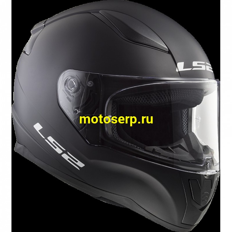 Купить  Шлем закрытый LS2 FF353 RAPID single mono GLOSS BLACK (L) интеграл (шт) (LS2 купить с доставкой по Москве и России, цена, технические характеристики, комплектация фото  - motoserp.ru