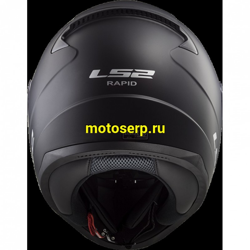 Купить  Шлем закрытый LS2 FF353 RAPID single mono GLOSS BLACK (L) интеграл (шт) (LS2 купить с доставкой по Москве и России, цена, технические характеристики, комплектация фото  - motoserp.ru