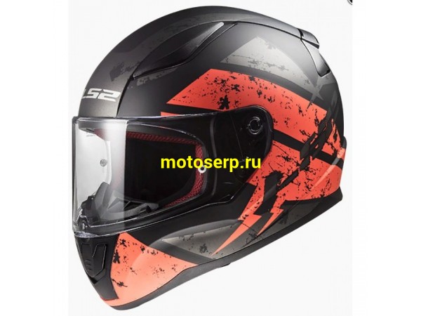 Купить  Шлем закрытый LS2 FF353 RAPID STRATUS Gloss Black Red Silver (S) интеграл (шт) (LS2 купить с доставкой по Москве и России, цена, технические характеристики, комплектация фото  - motoserp.ru