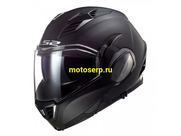 Купить  Шлем трансформер (модуляр) LS2 FF900 VALIANT II SOLID Matt Black (M) (шт) (LS2 купить с доставкой по Москве и России, цена, технические характеристики, комплектация фото  - motoserp.ru