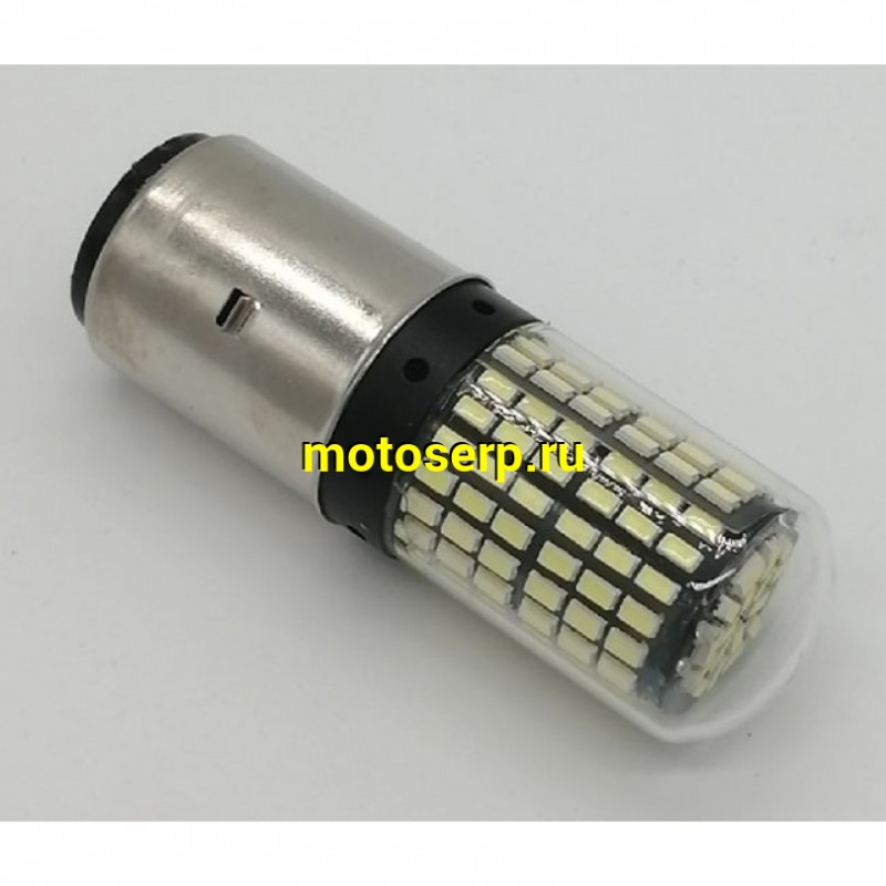 Купить  Лампа фары LED Н6 (BA20D) 8-85V/ (144-SMD диода); фары, светодиодная  (шт)  (ANKON 00 49 22 купить с доставкой по Москве и России, цена, технические характеристики, комплектация фото  - motoserp.ru