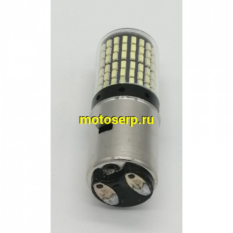 Купить  Лампа фары LED Н6 (BA20D) 8-85V/ (144-SMD диода); фары, светодиодная  (шт)  (ANKON 00 49 22 купить с доставкой по Москве и России, цена, технические характеристики, комплектация фото  - motoserp.ru