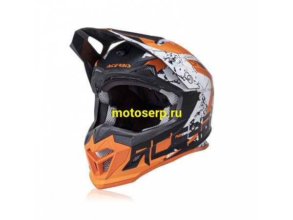 Купить  Шлем Кросс Acerbis PROFILE 4 Orande/White (M) (шт)  (AIM 0022821.203.064 купить с доставкой по Москве и России, цена, технические характеристики, комплектация фото  - motoserp.ru