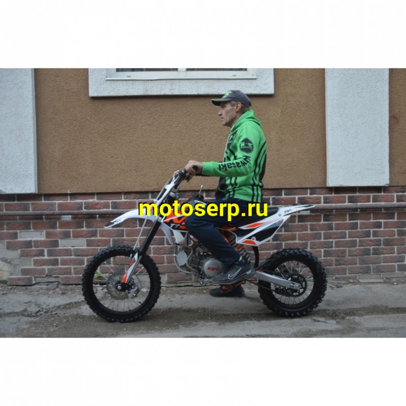 Купить  Питбайк KAYO TT160 17/14 KRZ (механ. сцепл., кикстартер) (шт) (SM купить с доставкой по Москве и России, цена, технические характеристики, комплектация фото  - motoserp.ru