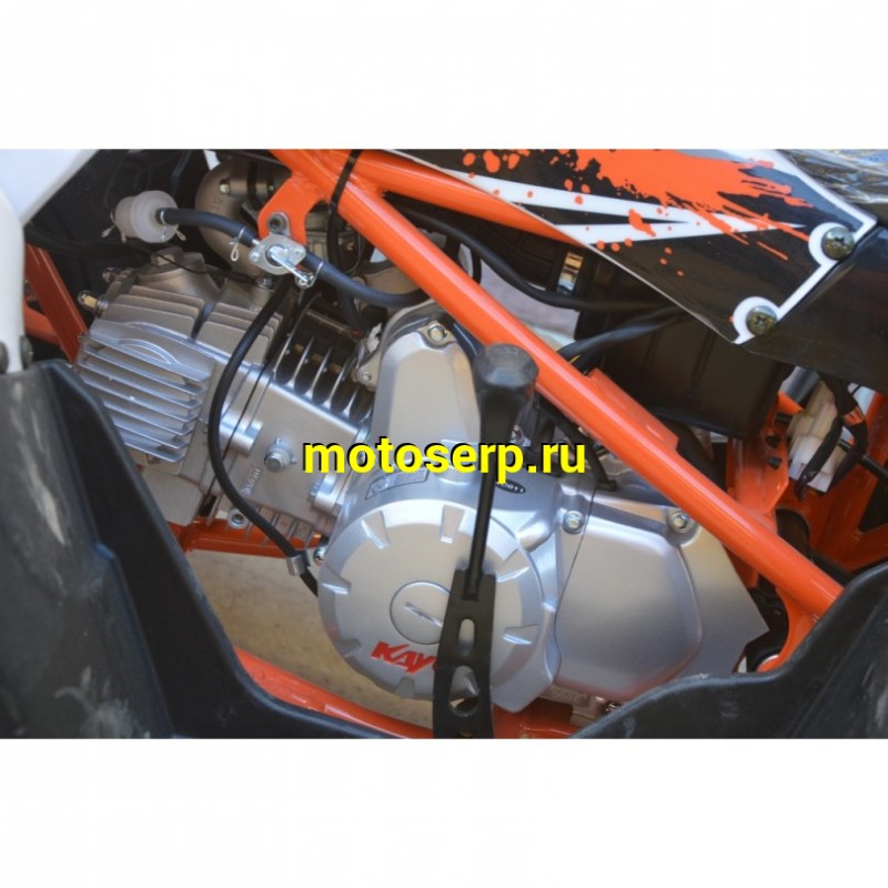 Купить  110cc Квадроцикл KAYO AT110 (PREDATOR 110) (белый пластик,комплект запчастей) 2023 г. (зал) (шт) (SM купить с доставкой по Москве и России, цена, технические характеристики, комплектация фото  - motoserp.ru