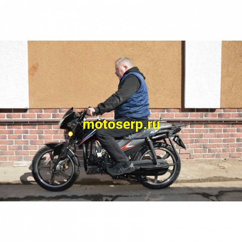 Купить  Мопед Millenium Alpha RS11  4Т; 50cc; колеса 17"литые; 4пер, эл. старт;  (шт) 01250 (ТехМаркет купить с доставкой по Москве и России, цена, технические характеристики, комплектация фото  - motoserp.ru