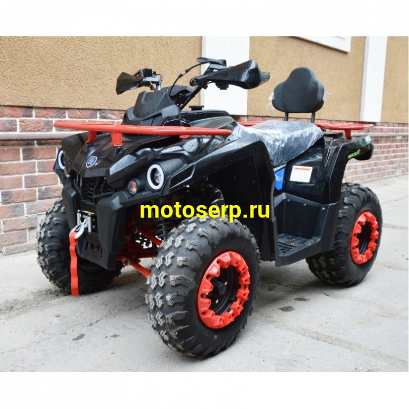 Купить  200cc Квадроцикл ROCKOT HAMMER-200 PREMIUM (Mikilon) утилит 2х4, 4Т.; 200cc; электр, вариат с рев. диск/диск Лебедка Фаркоп, линзы (шт) (Rockot купить с доставкой по Москве и России, цена, технические характеристики, комплектация фото  - motoserp.ru